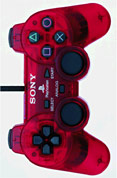 Unbranded Official Sony PS2 Dualshock 2 Controller (Red)