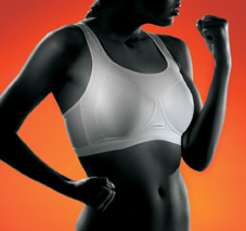 - Racer back sports bra with no fastenings - Manufacturer recommends suitable for high impact in all