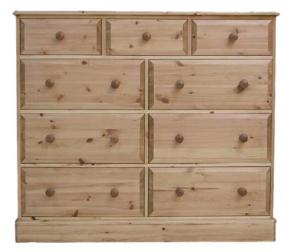OLD MILL PINE CHEST 3 OVER 6
