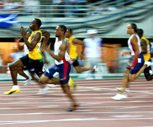 Unbranded Olympics - Athletics / Evening Session: Womenand#39;s 800m Semifinals, Womenand39;s 100m Round 2, M