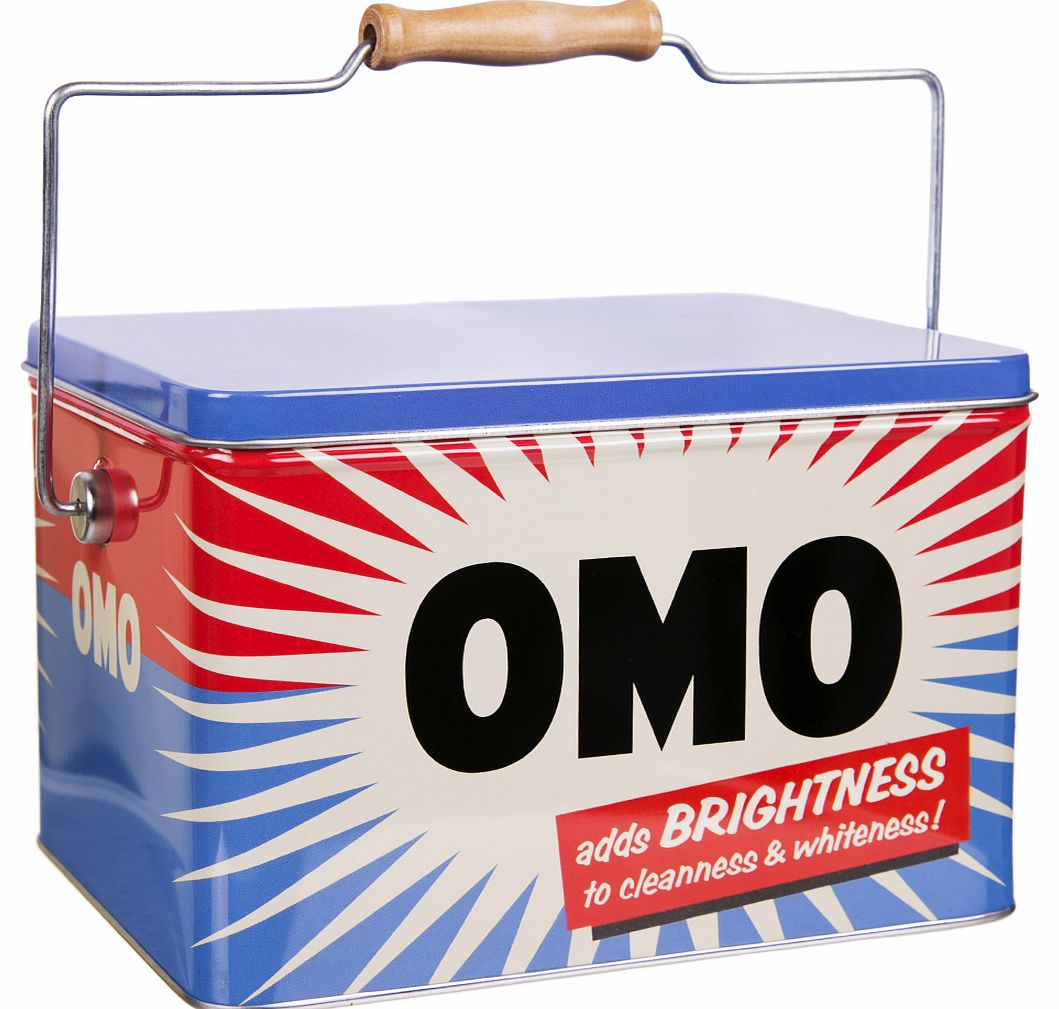 This fabulous, vintage style OMO laundry tin is the perfect way to store your washing powder/tablets in cool, retro style!