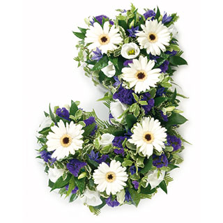 Create any word or name with flowers a versitile tribute Mum Dad or even a nick-name.