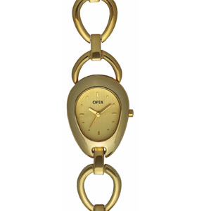 Opex Ladies Watches Ricochet in Gold
