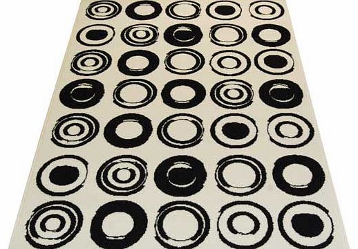 Compliment any living area with this fantastic. on-trend Optical monochrome rug. Hardwearing. colourfast and stain-resistant. it is suitable for all areas of the home. No specialist cleaning is required; simply surface shampoo to remove any stains an