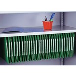 Optional Shelf and Lateral Filing Rail - Grey