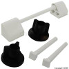 Unbranded Oracstar White Toilet Seat Fitting Kit and Rod