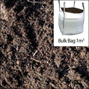 Unbranded Organic Blended Topsoil - 1 Cubic Metre Bulk Bag