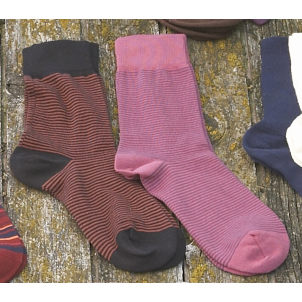 Unbranded Organic Cotton Striped Socks
