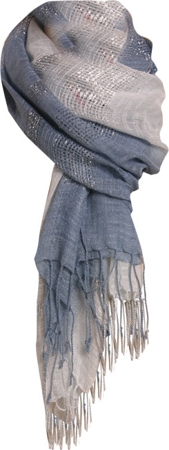 Unbranded Oriane Woven Scarf with Tassels