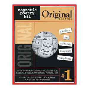 Original Magnetic Poetry Kit helps reveal creative