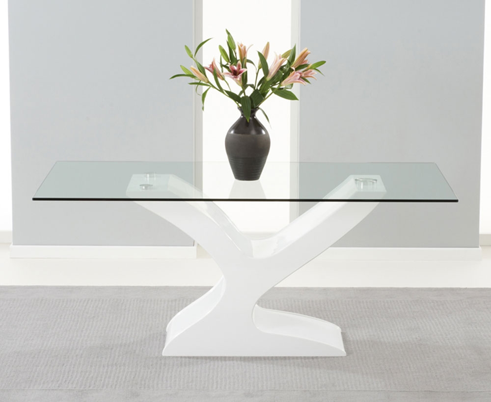 Unbranded Orsini White Gloss Dining Table - 180cm