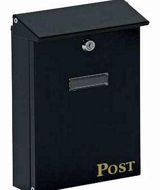 Keep your post safe and dry with the Oslo Wall Mountable Black Lockable Letter Box. Whether you dont have a letterbox or you dont want your post being damaged by pets. this mountable letter box solves all your problems. Made from galvanised steel. th