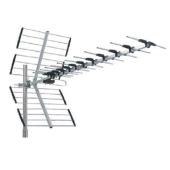 One for All Outdoor Aerial with a Single boom for 24dB high gain reception. It is easy to install in 4 steps and can be used in weak signal areas. It is solely used for the receiving of Standard Analogue and Digital Signals DVB-T Freeview. Enhanced f