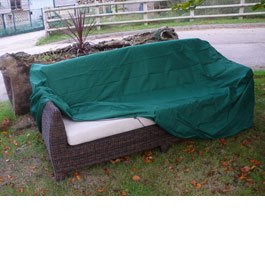 Unbranded Outdoor Rattan 3 Seater Weather Cover