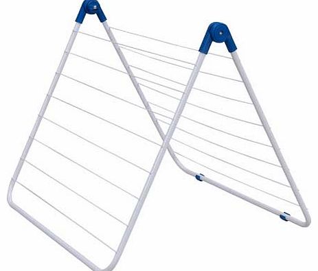 Use this over the bath clothes airer for a wash load of clothes. with a total of 10M drying space. The airer can also be used for flat drying. and can be easily folded away for storage. Total drying space 10m. Drying capacity 5kg. Holds 1 wash load. 