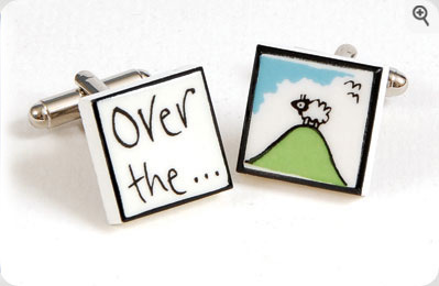 Unbranded Over The Hill Cufflinks