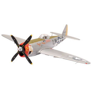 A detailed  collector quality diecast replica of the P-47 Thunderbolt. Each Armour Collection diecas