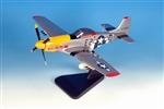 A beautiful 1/25 scale model of the P 51 Mustang Detroit Miss Loaded