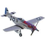A detailed collector quality diecast replica of the P-51 Mustang USAAF `Jersey Jerk`. Each Armour Co