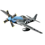 A wonderful scale replica of the P-51D Mustang `Cripes A Mighty` that flew over Germany in 1944. Thi