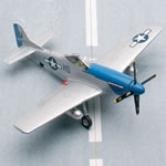 A detailed collector quality diecast replica of the P-51D Mustang `Moonbeam McEwen`. Each Armour Col