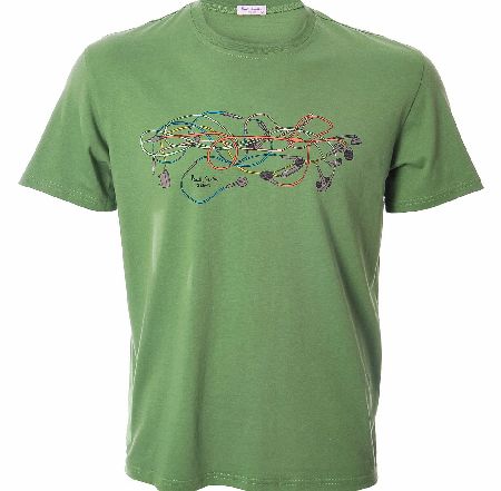 Unbranded P.S Paul Smith Earphone Print T Shirt