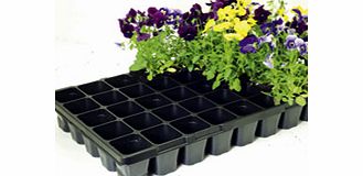 Unbranded Pack of 4 Square Cell Growing Trays