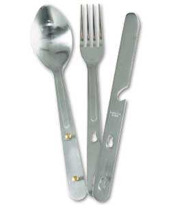 Each set contains one knife, fork and spoon