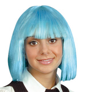 Unbranded Pageboy wig, blue