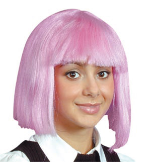Unbranded Pageboy wig, rose pink