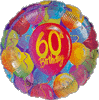 Painted 60th Balloon