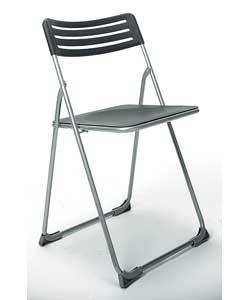 Size (W)43, (D)52, (H)77.5cm.Natural beech finish wood folding chair. Weight 2.8kg.Self assembly: 1 
