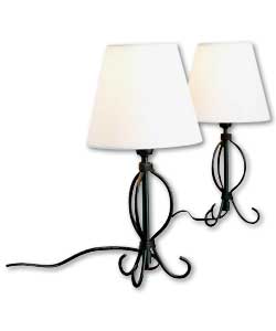 Pair of Giana Mini Table Lamps