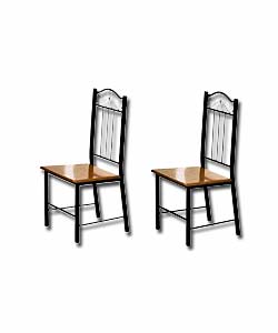 Pair of Medina Dining Chairs.
