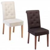 Unbranded Pair of Pelham Natural Tweed Carver Chairs