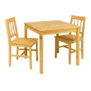 This pair of pine chairs will complement the pine table and chair set available from our pine range.