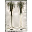 Pair of Silver Plated Champagne Flutes