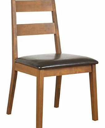 Unbranded Pair of Walnut Effect Malmo Dining Chairs