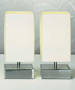 Pair of Zimmi Energy Saving Table Lamps