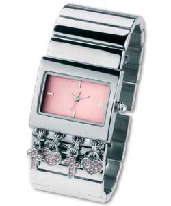 Pamela Anderson Ladies Bracelet Watch with Charms