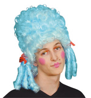 Unbranded Panto Dame wig, blue