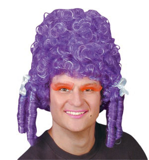 Unbranded Panto Dame wig, purple