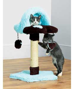 Unbranded Paparazzi Neptune Cat Scratcher - Blue/Brown