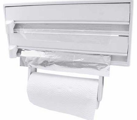 Unbranded Paper. Foil and Clingfilm Dispenser - White