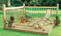 Patio Deck Kit - Parallel Banister