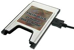 PCMCIA / USB Memory Card Drive - CompactFlash Adap