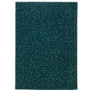 Unbranded Pebbles Wool Rug, Brighton, Teal 120x170cm