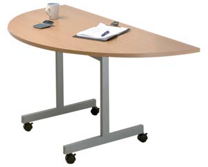 Unbranded Pelo semi circular fold top table