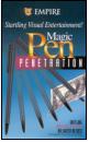 A ball point pen penetrates just about anything - dollar bills, pieces of paper, etc. A fabulous