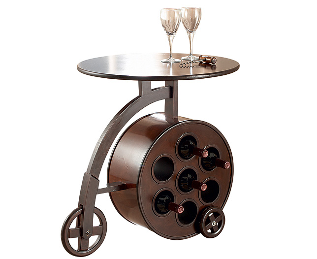 Unbranded Penny Farthing Wine Storage Table
